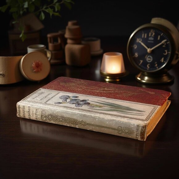 Paradise Regained – Antique Decorative Book, Henry Altemus Edition, Neutral Clot - Picture 4 of 12